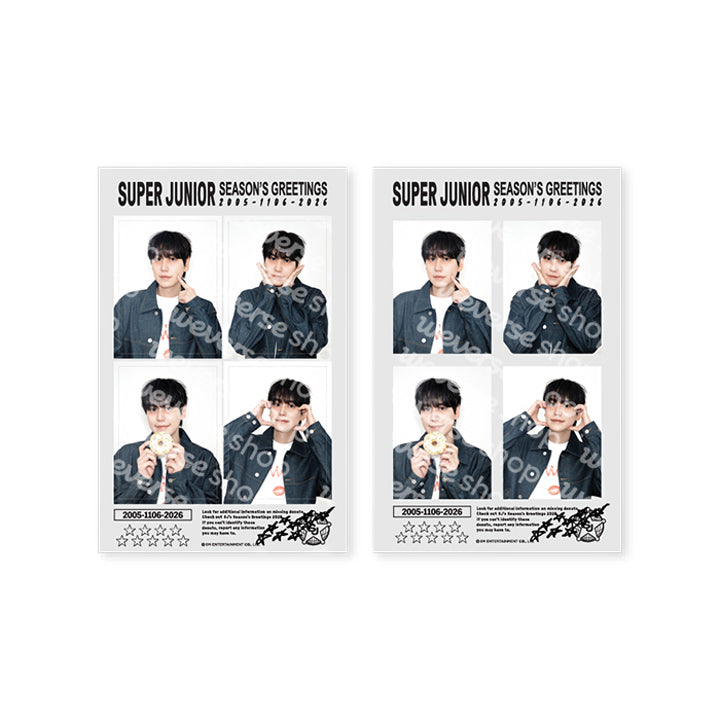 SUPER JUNIOR 四格照片組