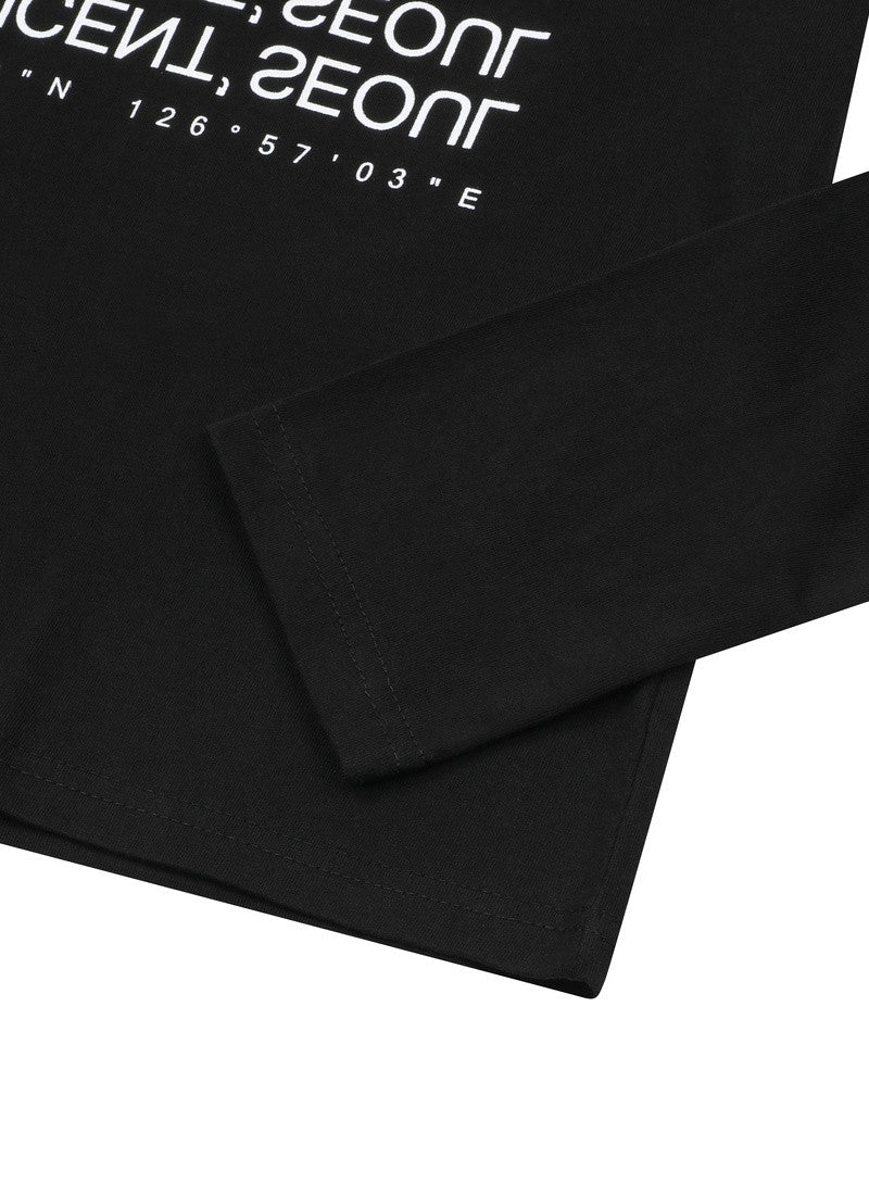 MUCENT ESSENTIAL LETTERING LONG SLEEVE T 經典字母標語長袖上衣