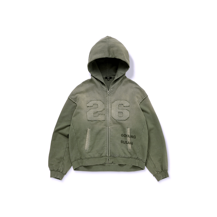 BTS Zip-up Hoodie_Korea 墨綠韓國巡演快閃外套
