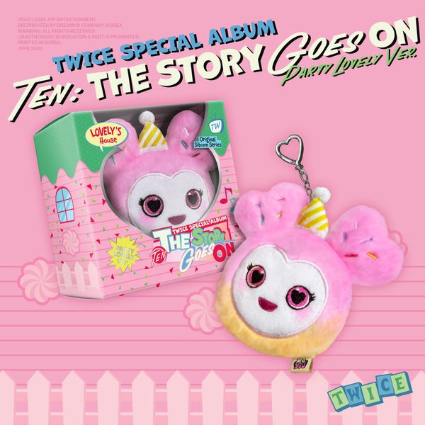 TWICE 特別專輯「TEN: The Story Goes On(Party lovely Ver.)」十週年特別專輯 party lovely版 (韓國進口版)
