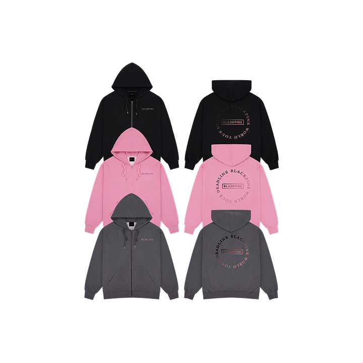 BLACKPINK 感溫變色連帽拉鏈外套 官方周邊