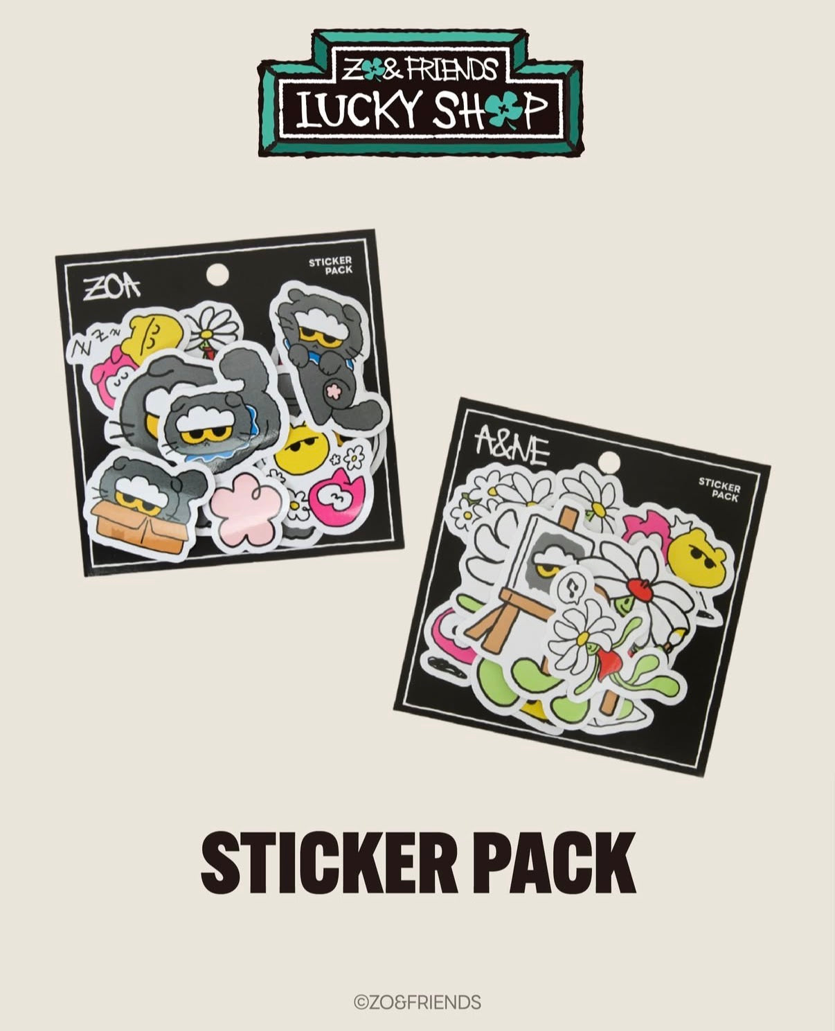 ZO&FRIENDS LUCKY SHOP 『 ZOA幸運商店 』韓國快閃店直送
