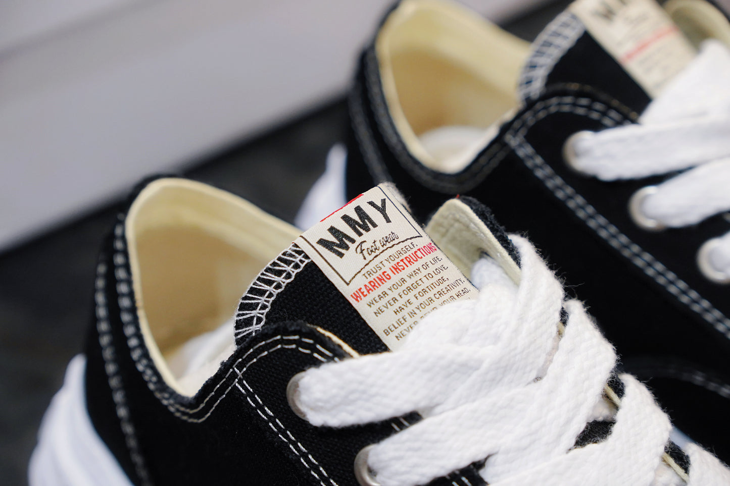 『ONEKU』 Maison Mihara Yasuhiro Original Low "Black"三原康裕 時尚板鞋 溶膠底