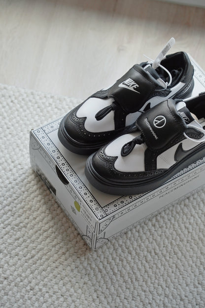 『ONEKU』 PEACEMINUSONE x Nike KWONDO 1 PANDA 白黑 熊貓 權志龍 雛菊 休閒牛津鞋【DH2482-101】