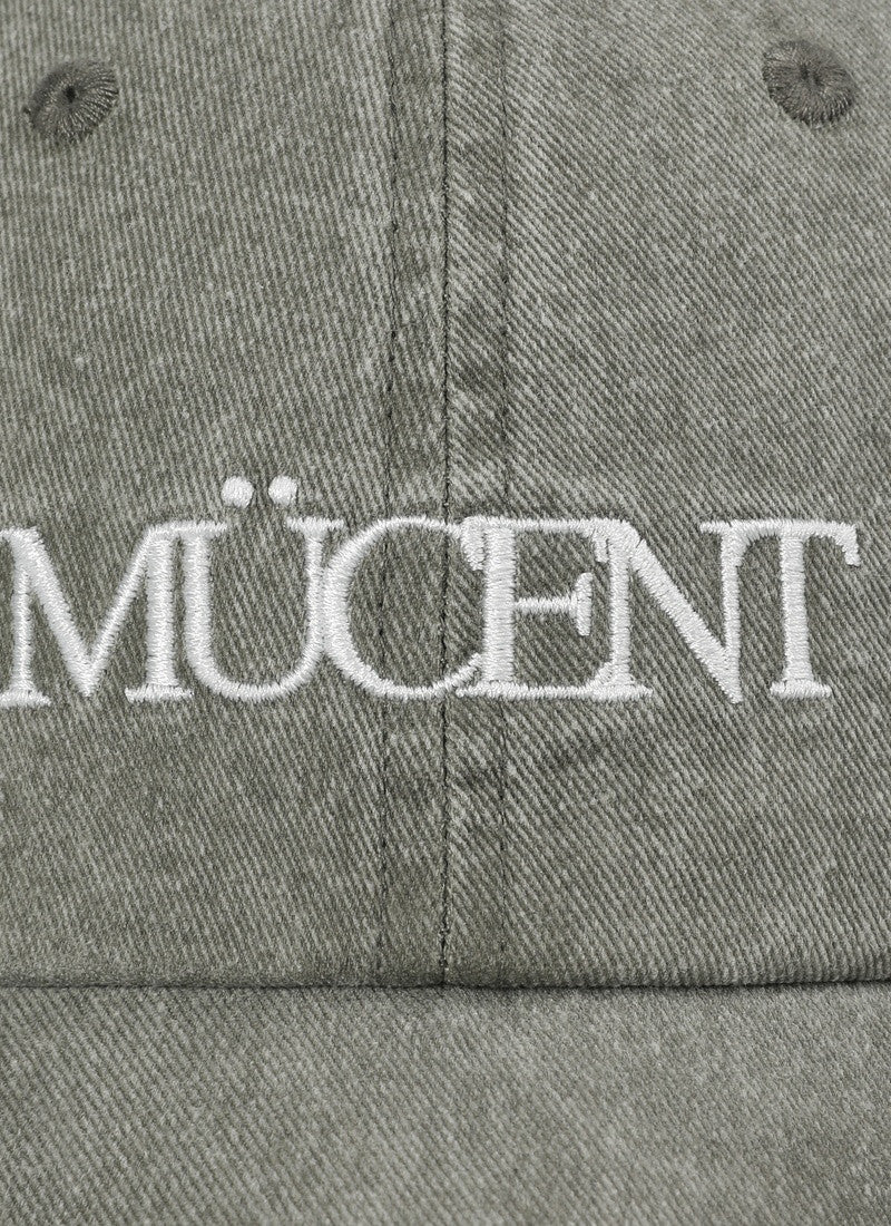 MUCENT SIGNATURE LETTERING LOGO BALL CAP 標誌刺繡棒球帽 5色