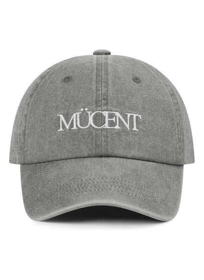 MUCENT SIGNATURE LETTERING LOGO BALL CAP 標誌刺繡棒球帽 5色
