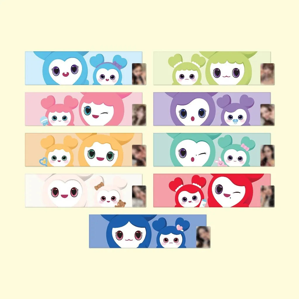 TWICE 2026 首爾演唱會 場週 應援標語巾 LOVELY SLOGAN（9 成員）
