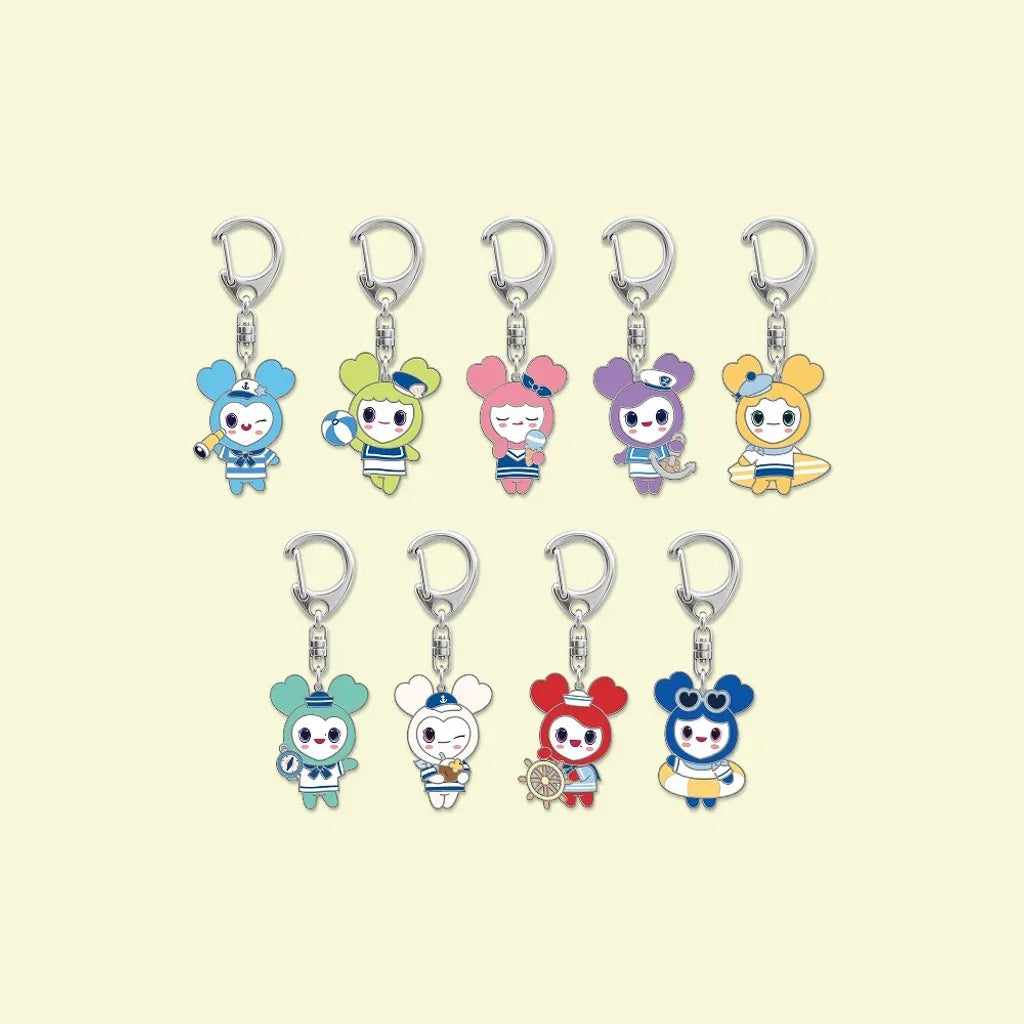 TWICE 2026 首爾演唱會 場週 鑰匙圈 LOVELY KEYRING（臉型・金屬・迷你手舉牌）