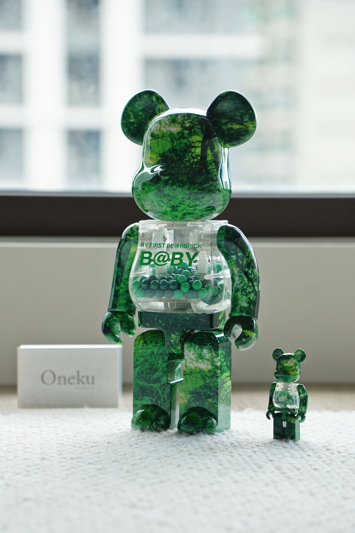 『ONEKU』BE@RBRICK FOREST GREEN Ver.森林綠千秋｜庫柏力克熊｜潮流公仔