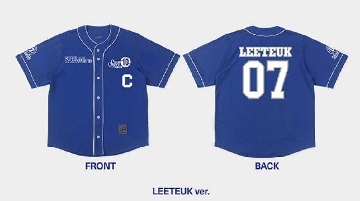 SUPER JUNIOR  BASEBALL UNIFORM SET 球衣 『 預購 』