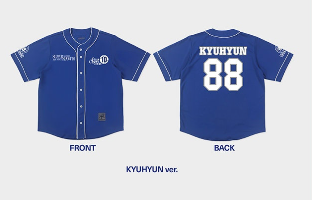 SUPER JUNIOR  BASEBALL UNIFORM SET 球衣 『 預購 』