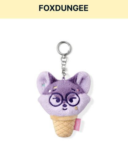 SEVENTEEN FACE KEYRING 臉娃鑰匙圈/ Ice Cream with MINITEEN 官方周邊