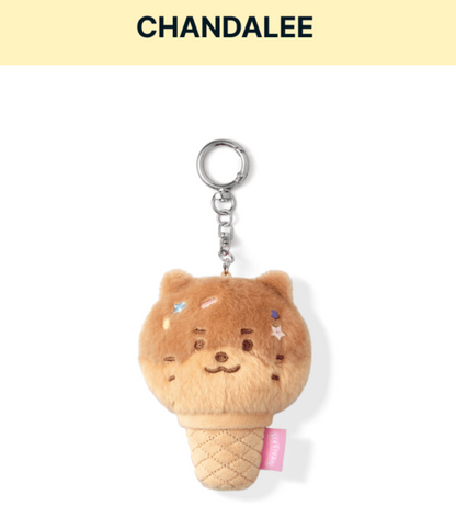SEVENTEEN FACE KEYRING 臉娃鑰匙圈/ Ice Cream with MINITEEN 官方周邊