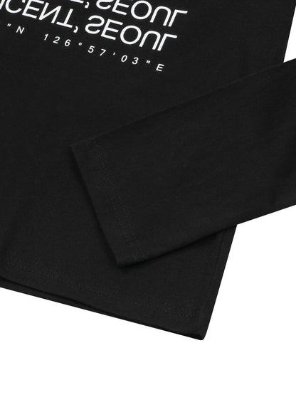 MUCENT ESSENTIAL LETTERING LONG SLEEVE T 經典字母標語長袖上衣