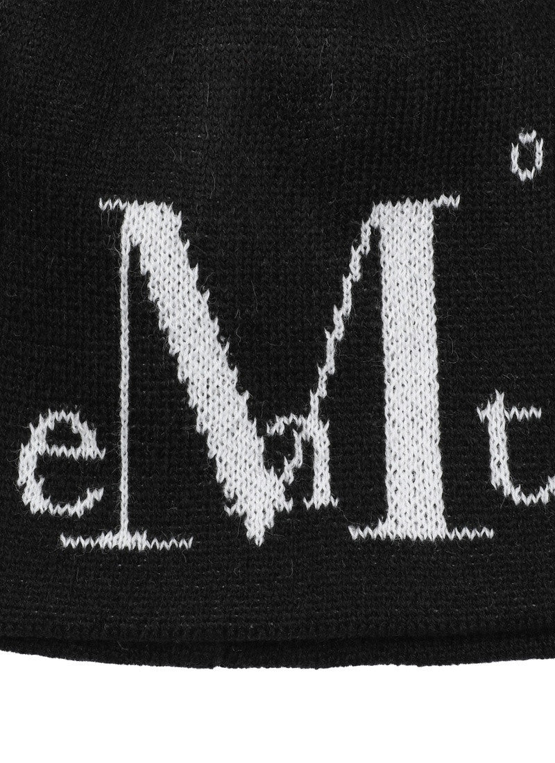 MUCENT JACQUARD SIGNATURE LOGO BEANIE 提花標誌毛帽 男女共用 2色