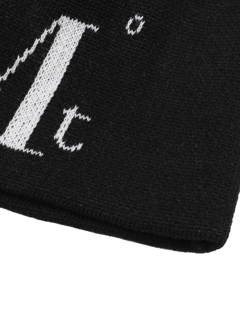 MUCENT JACQUARD SIGNATURE LOGO BEANIE 提花標誌毛帽 男女共用 2色