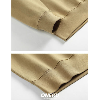 『ONEKU』 United Athle 日牌 純棉毛巾布內裏圓領大學T 10oz 21色 男女可穿(金黃色～湖水藍)