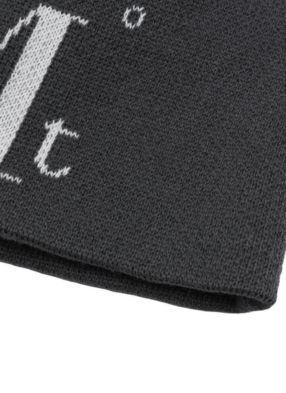 MUCENT JACQUARD SIGNATURE LOGO BEANIE 提花標誌毛帽 男女共用 2色