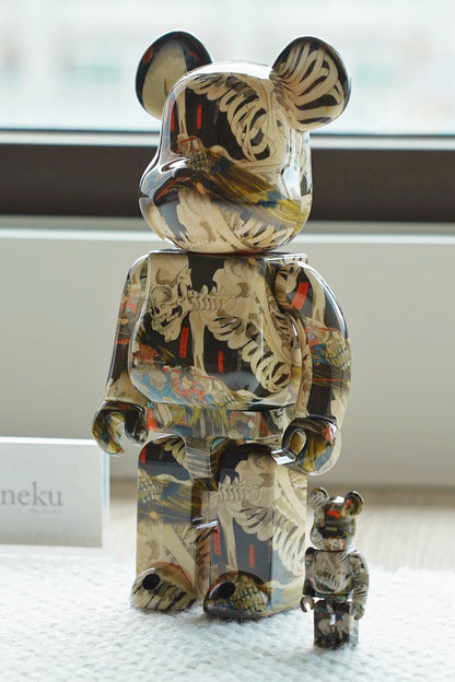 『ONEKU』BE@RBRICK 浮世繪/歌川國芳-相馬的古內里｜庫柏力克熊｜潮流公仔