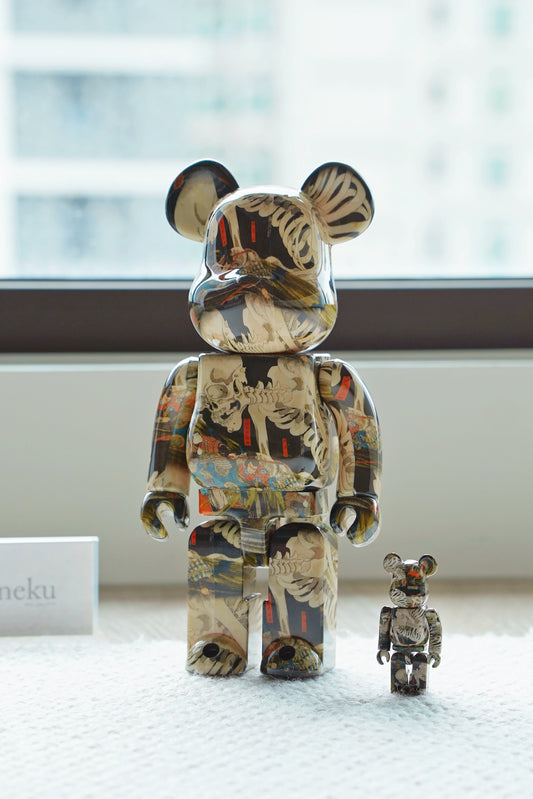 『ONEKU』BE@RBRICK 浮世繪/歌川國芳-相馬的古內里｜庫柏力克熊｜潮流公仔