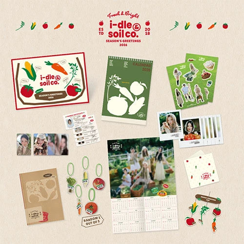 i-dle 2026年曆組[i-dle & Soil Co.](韓國進口版) 2026 SEASON GREETINGS