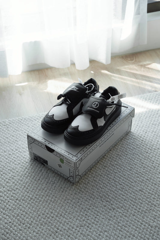 『ONEKU』 PEACEMINUSONE x Nike KWONDO 1 PANDA 白黑 熊貓 權志龍 雛菊 休閒牛津鞋【DH2482-101】