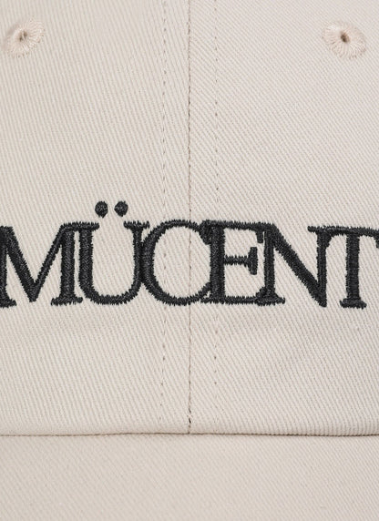 MUCENT SIGNATURE LETTERING LOGO BALL CAP 標誌刺繡棒球帽 5色