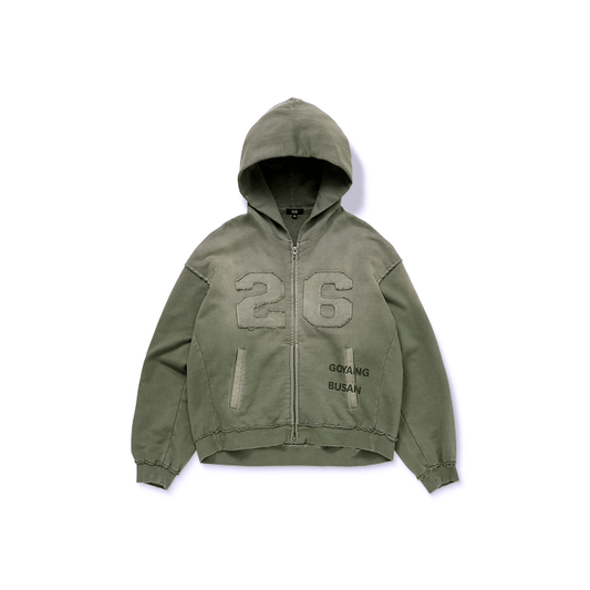 BTS Zip-up Hoodie_Korea 墨綠韓國巡演快閃外套