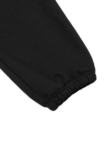 MUCENT ASTO LACE SAGGING JOGGER PANTS 蕾絲拼接落檔縮口褲 2色