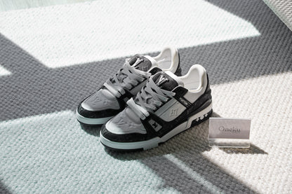 『ONEKU』 Louis Vuitton Trainer Line Sneaker "Black"老花黑色牛仔布