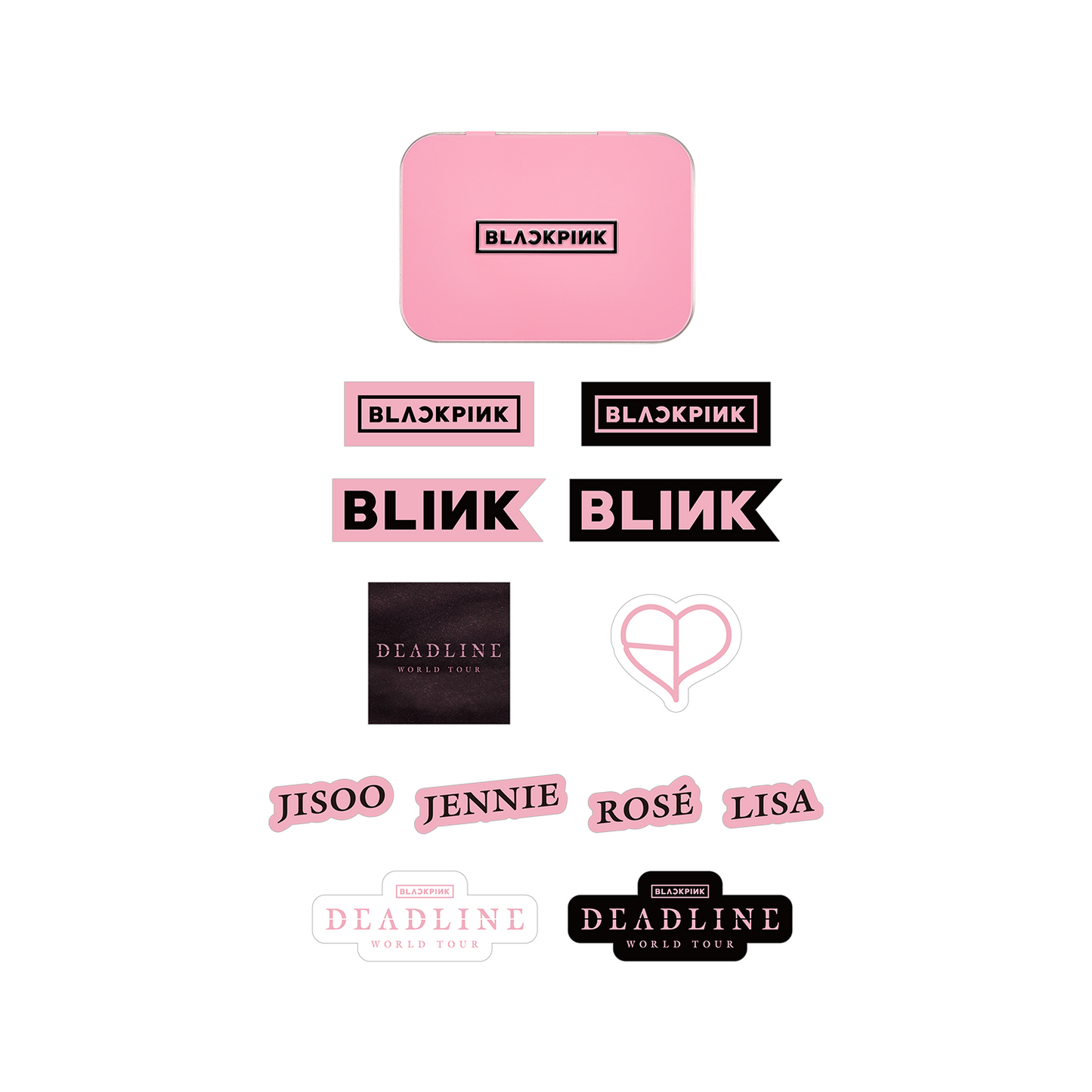 BLACKPINK - 官方紀念貼紙 (韓國進口) [DEADLINE IN GOYANG世巡演唱會高陽場]