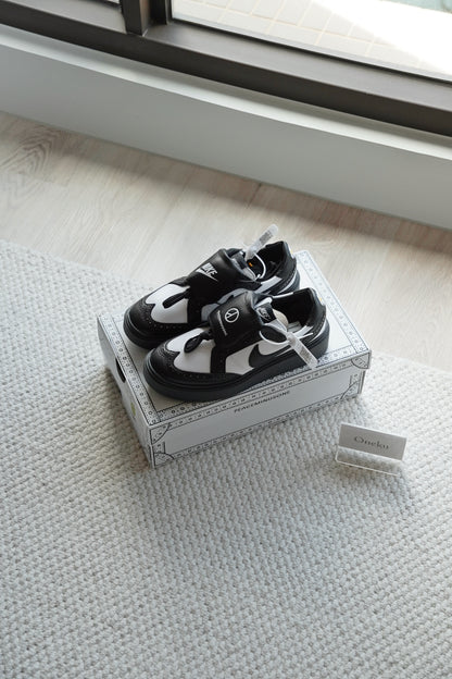 『ONEKU』 PEACEMINUSONE x Nike KWONDO 1 PANDA 白黑 熊貓 權志龍 雛菊 休閒牛津鞋【DH2482-101】