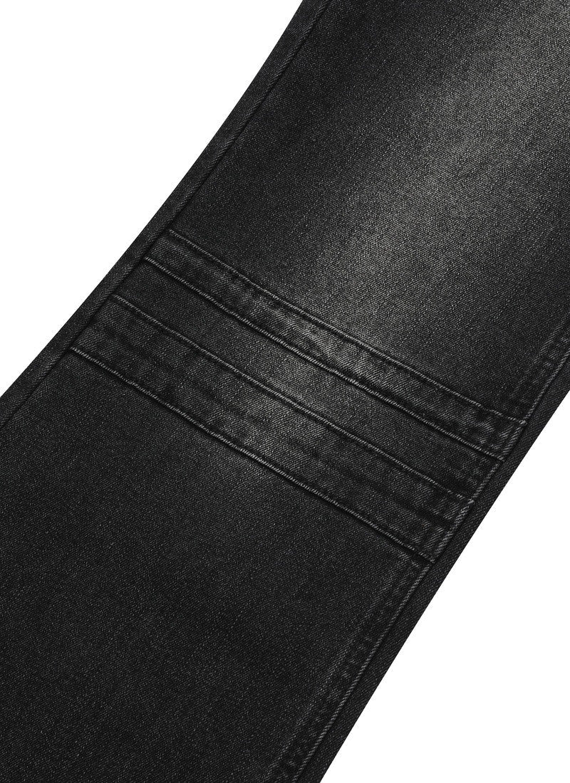 MUCENT CAIRO CROSS PATCH DENIM BOOTCUT 十字架貼布丹寧靴型褲