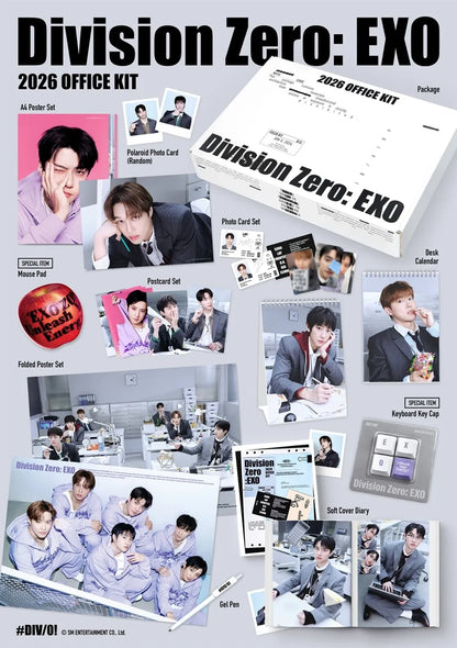 EXO 2026 年曆組合 SEASON'S GREETINGS 韓國進口版( 3/20韓國預購出貨 )
