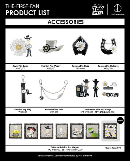 GD品牌PEACEMINUSONE x 玩具總動員 聯名周邊