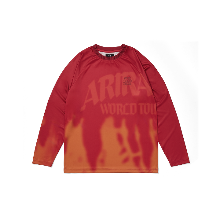 BTS Long Sleeve T-Shirt 長袖T恤 紅色 官方周邊