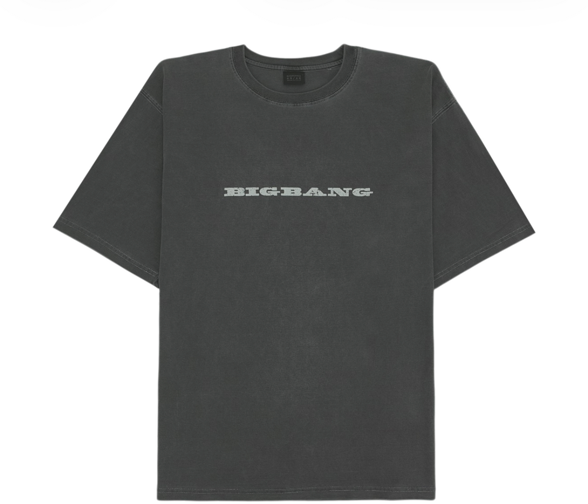 台北場 BIGBANG XX:COSMOS T-SHIRT CHARCOAL 短袖T恤 炭灰色 20週年 官方周邊