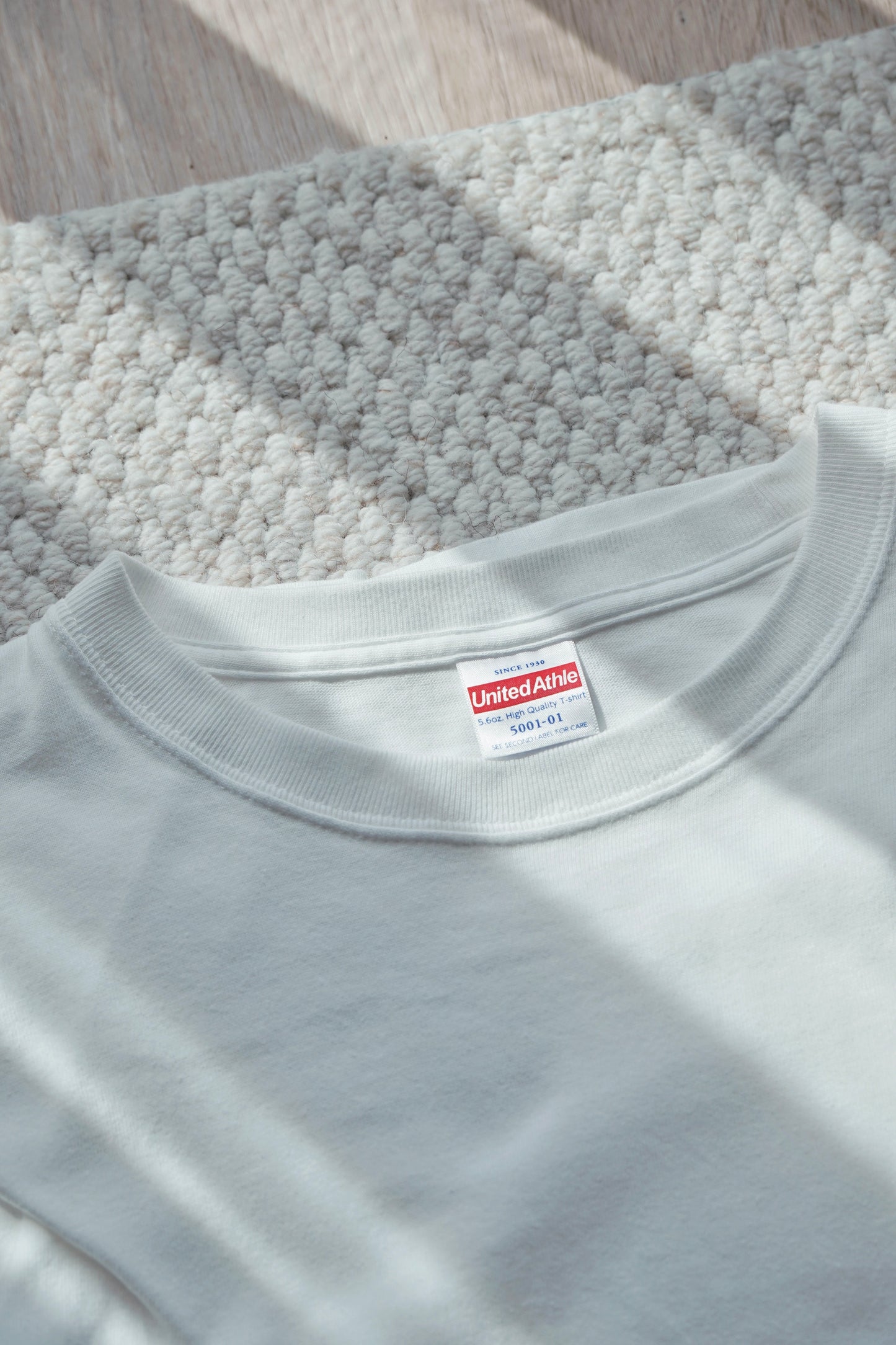 『ONEKU』United Athle 5001無口袋 5.6oz 彈性高質量素T 素色 T恤【UA5001】