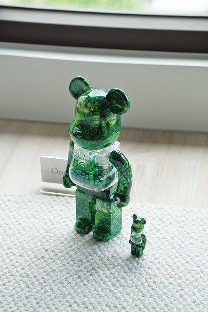 『ONEKU』BE@RBRICK FOREST GREEN Ver.森林綠千秋｜庫柏力克熊｜潮流公仔