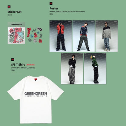 CORTIS [GREENGREEN]首爾龍山快閃店