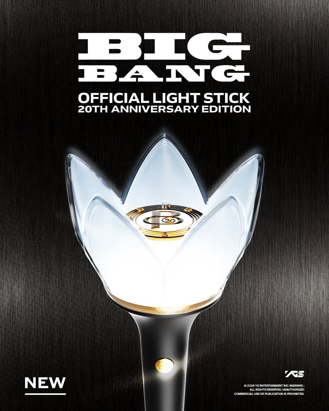 BIGBANG OFFICIAL LIGHT STICK 20TH ANNIVERSARY EDITION 20週年紀念版官方手燈 皇冠燈