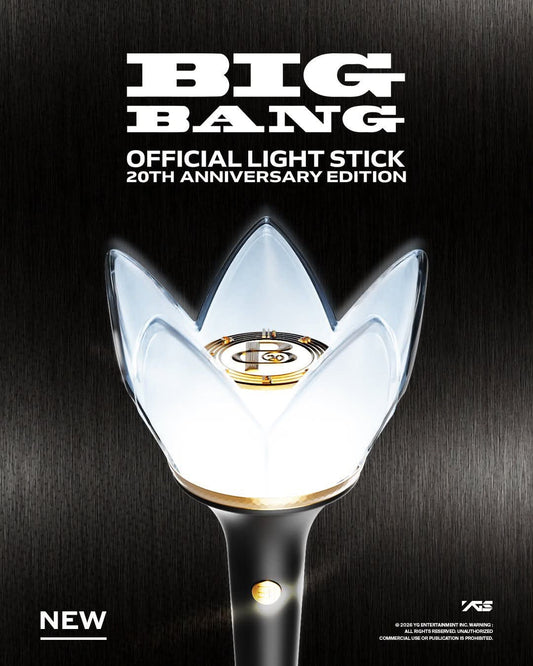 BIGBANG 20週年紀念版官方手燈 快閃店先行版