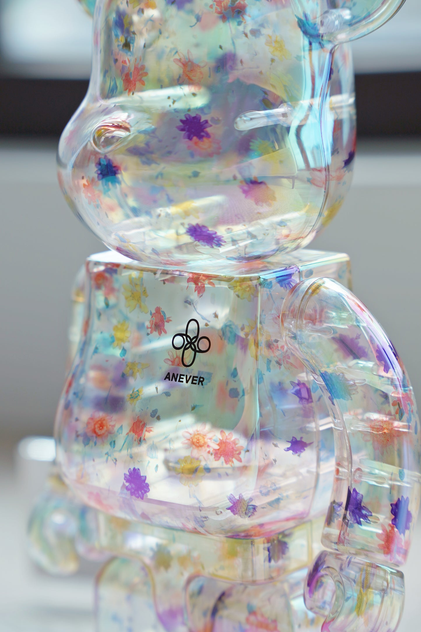 『ONEKU』BE@RBRICK anever 透明小碎花-乾燥花｜庫柏力克熊｜潮流公仔
