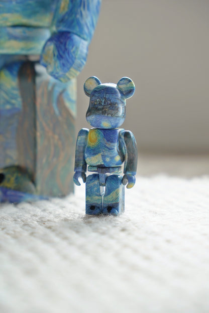 『ONEKU』BE@RBRICK Vincent Willem van梵谷星空｜庫柏力克熊｜潮流公仔