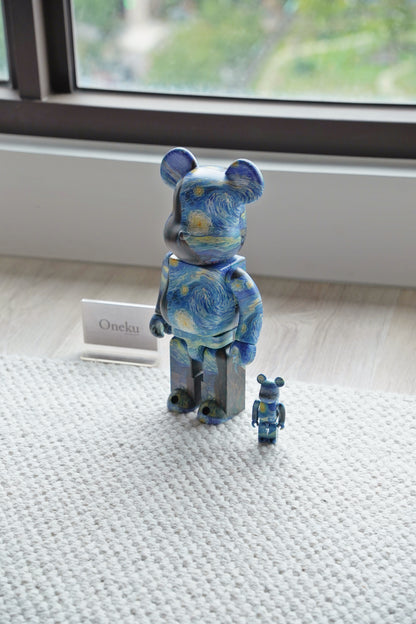 『ONEKU』BE@RBRICK Vincent Willem van梵谷星空｜庫柏力克熊｜潮流公仔