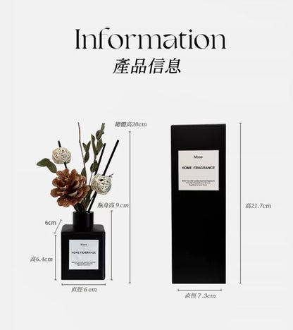 『ONEKU』南法-格拉斯乾燥花擺飾擴香瓶