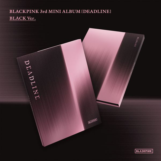 BLACKPINK (WEVERSE/BLACK黑版)第三張迷你專輯「DEADLINE」(韓國進口版)