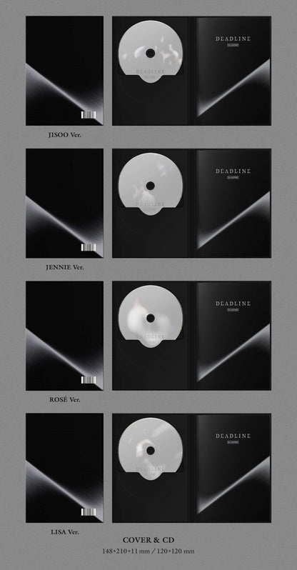 BLACKPINK (WEVERSE/個別單購版)第三張迷你專輯「DEADLINE(SILVER Ver.)」 (韓國進口版)