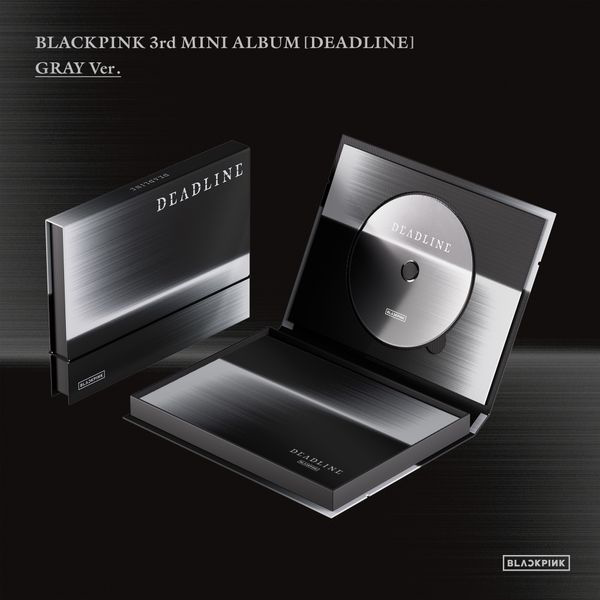 BLACKPINK (WEVERSE/GRAY版)第三張迷你專輯「DEADLINE」(韓國進口版)