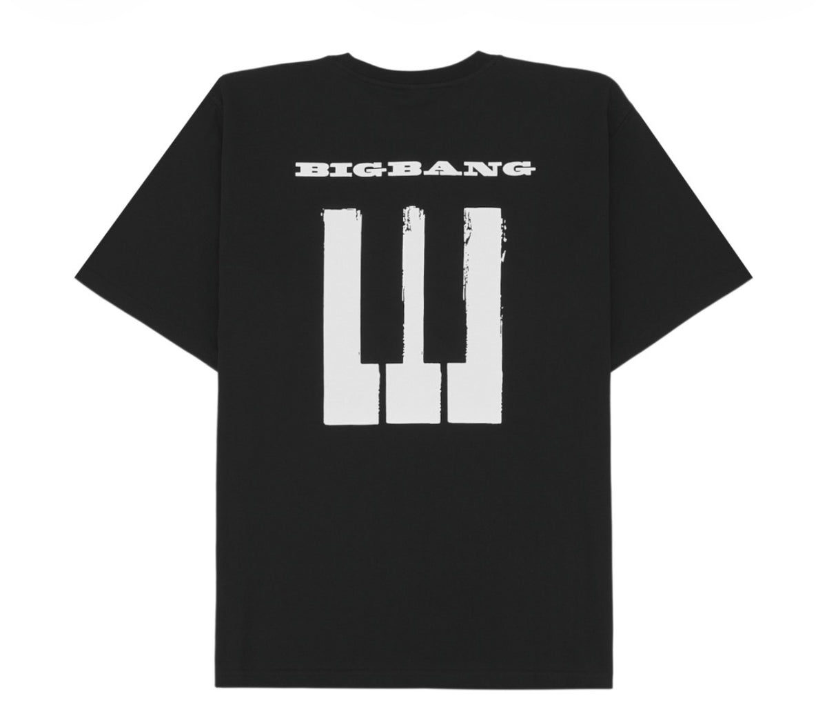 台北場 BIGBANG XX:COSMOS T-SHIRT BLACK 短袖T恤 黑色 20週年 官方周邊